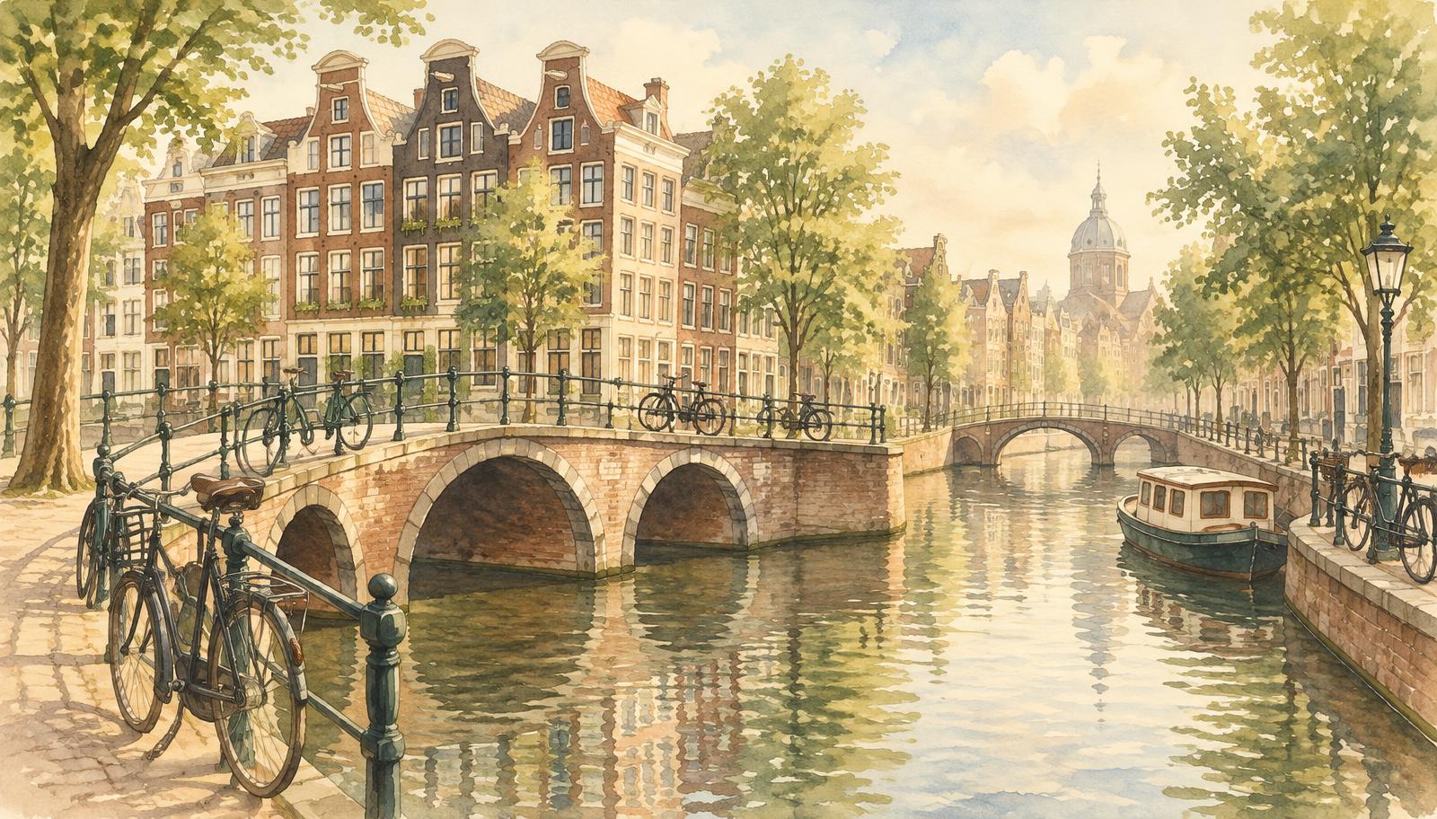 Netherlands cityscape